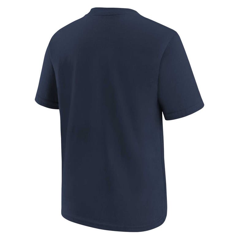 Shop Nike Youth  Navy Memphis Grizzlies Swoosh T-shirt