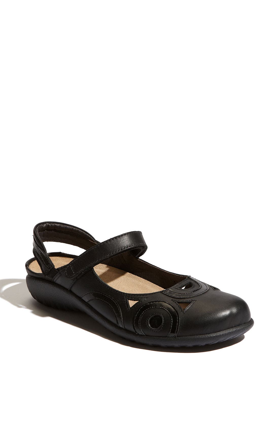 Naot 'rongo' Slip-on In Jet Black Leather