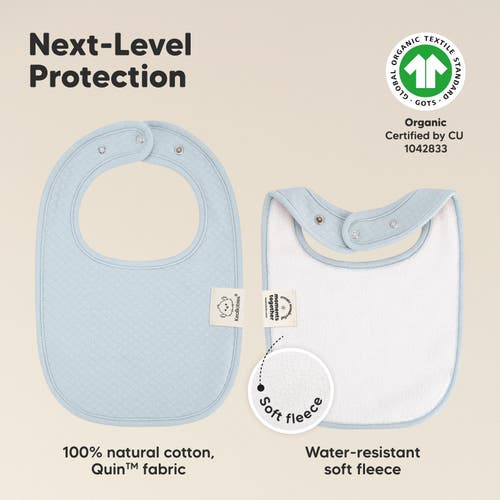 Keababies 8-pack Quin Drool Bibs In Dawn