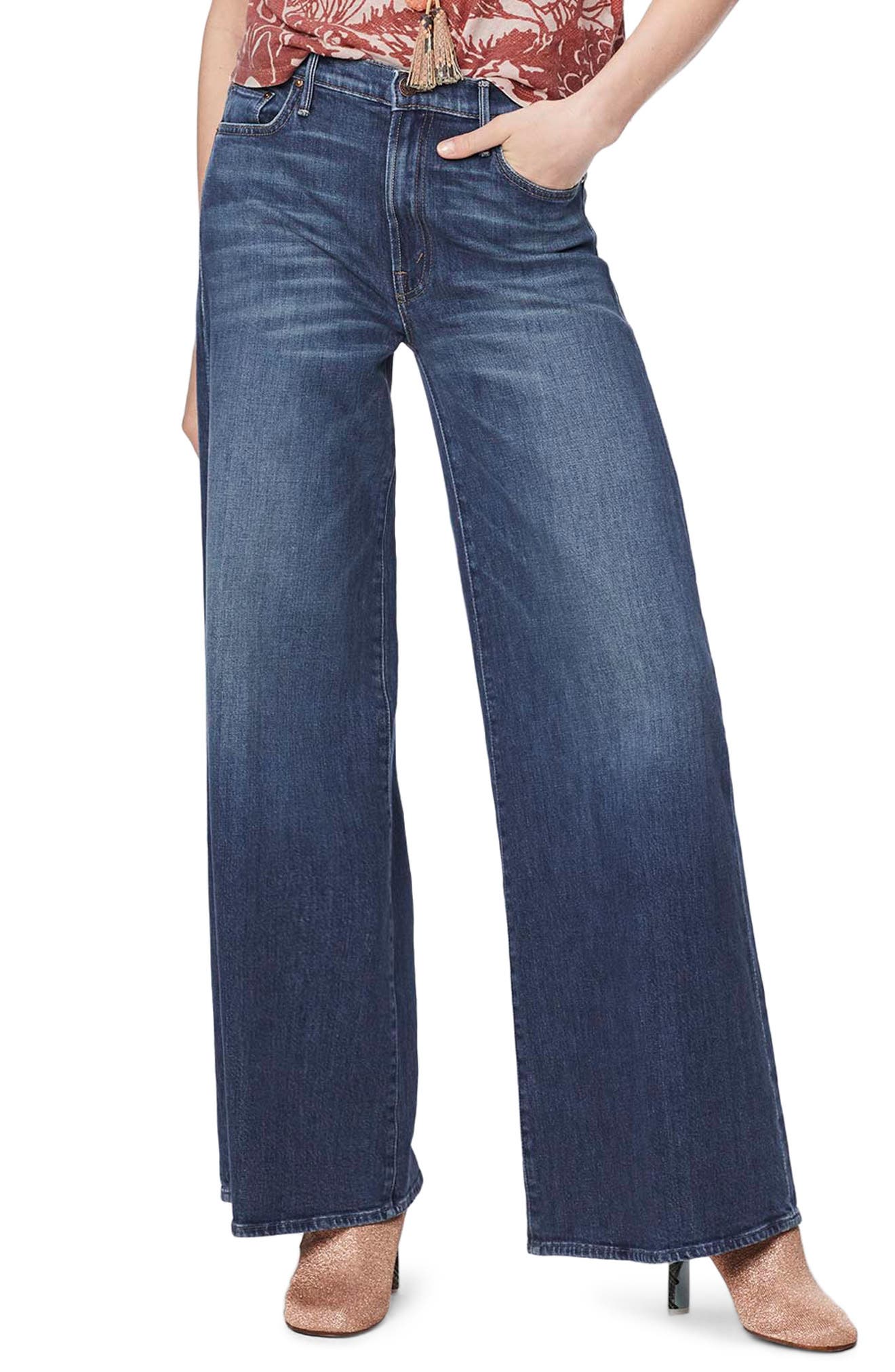 mother jeans wide leg