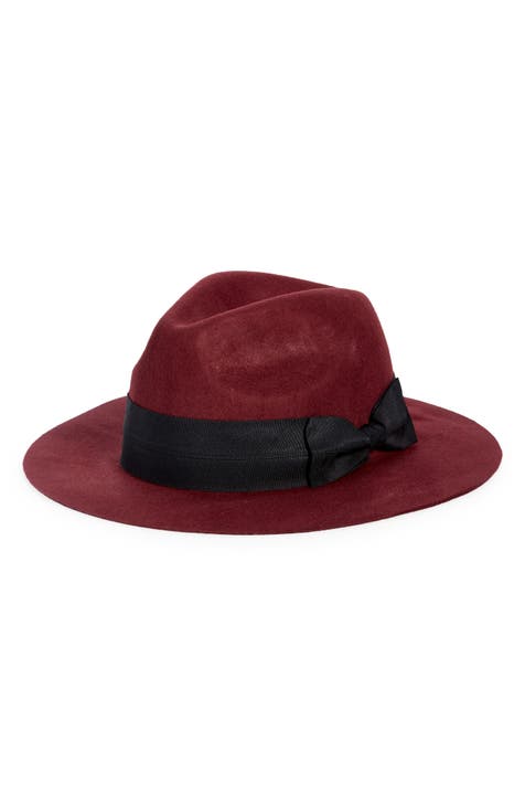Short Brim Wool Panama Hat
