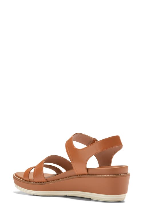 Shop Cole Haan Originalgrand Peyton Flatform Wedge Sandal In Pecan/pecan