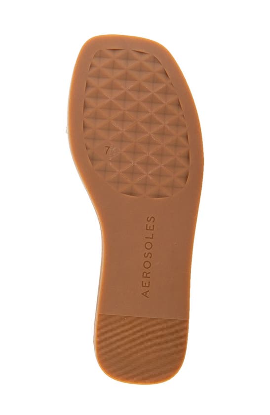 Shop Aerosoles Bruna Sandal In Roccia Snake Print Leather