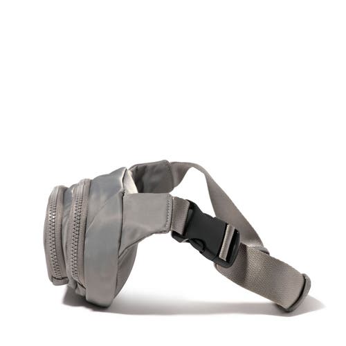 Baggallini On The Go Belt Bag Waist Pack In Steel Grey Twill