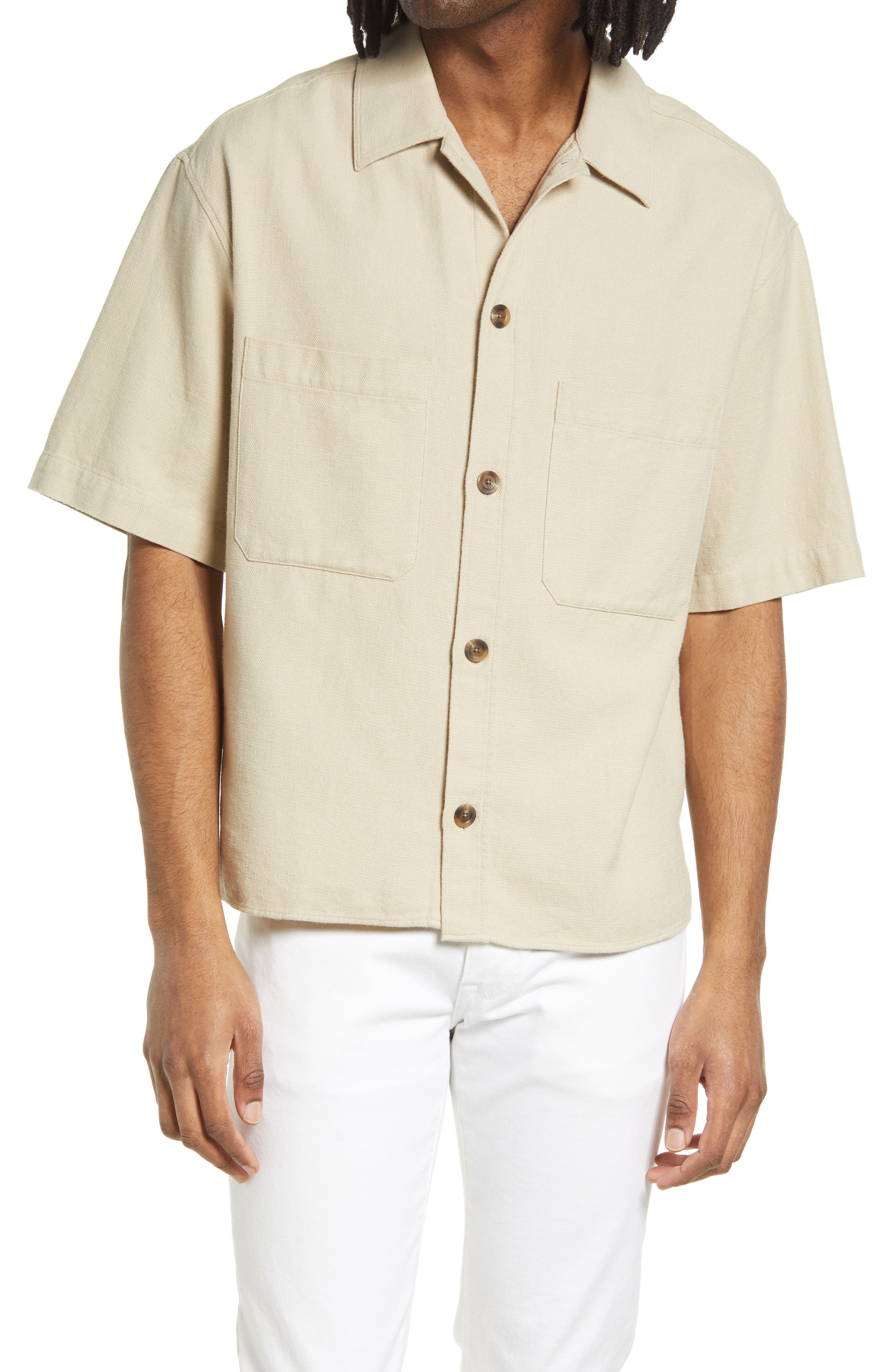 knit camp shirt