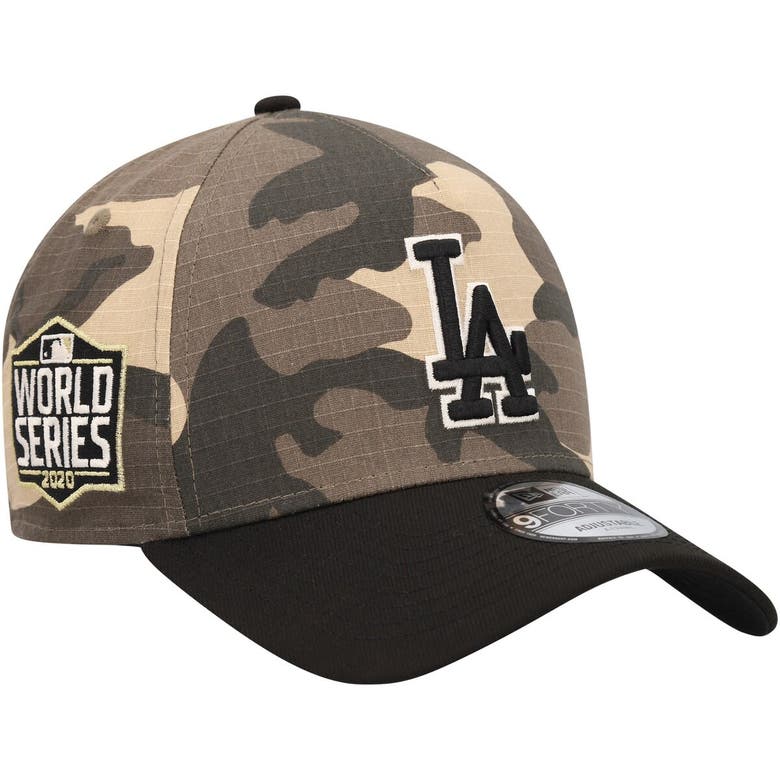 Shop New Era Los Angeles Dodgers Camo Crown A-frame 9forty Adjustable Hat