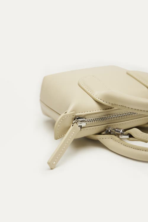 Want Les Essentiels De La Vie Want Les Essentiels Micro O'hare Smooth Leather Crossbody Bag In Butter