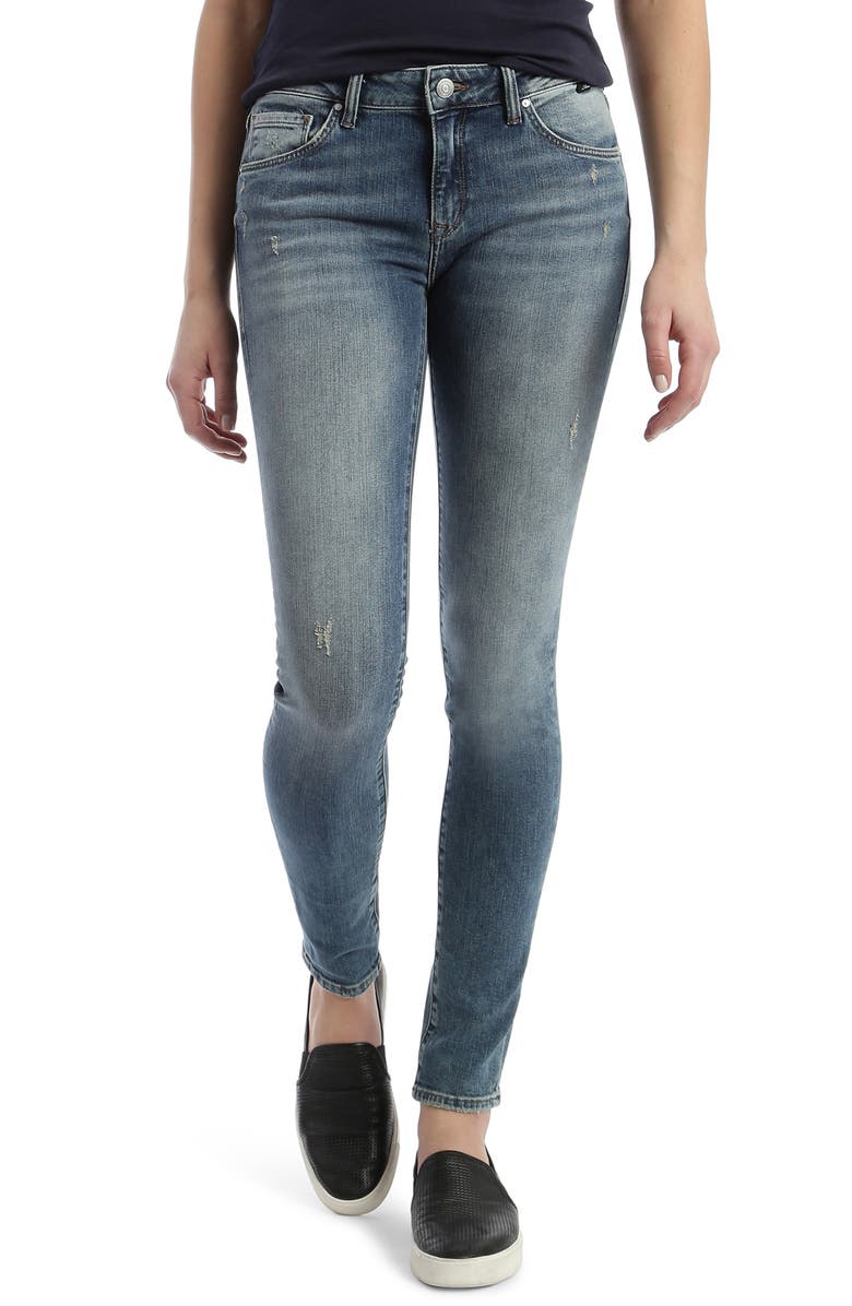 Mavi Jeans Adriana Skinny Jeans (Distressed Vintage) | Nordstrom