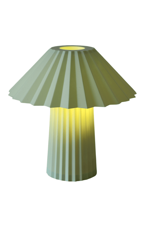 Sofiest Designs Umbrella Table Lamp In Tea Green