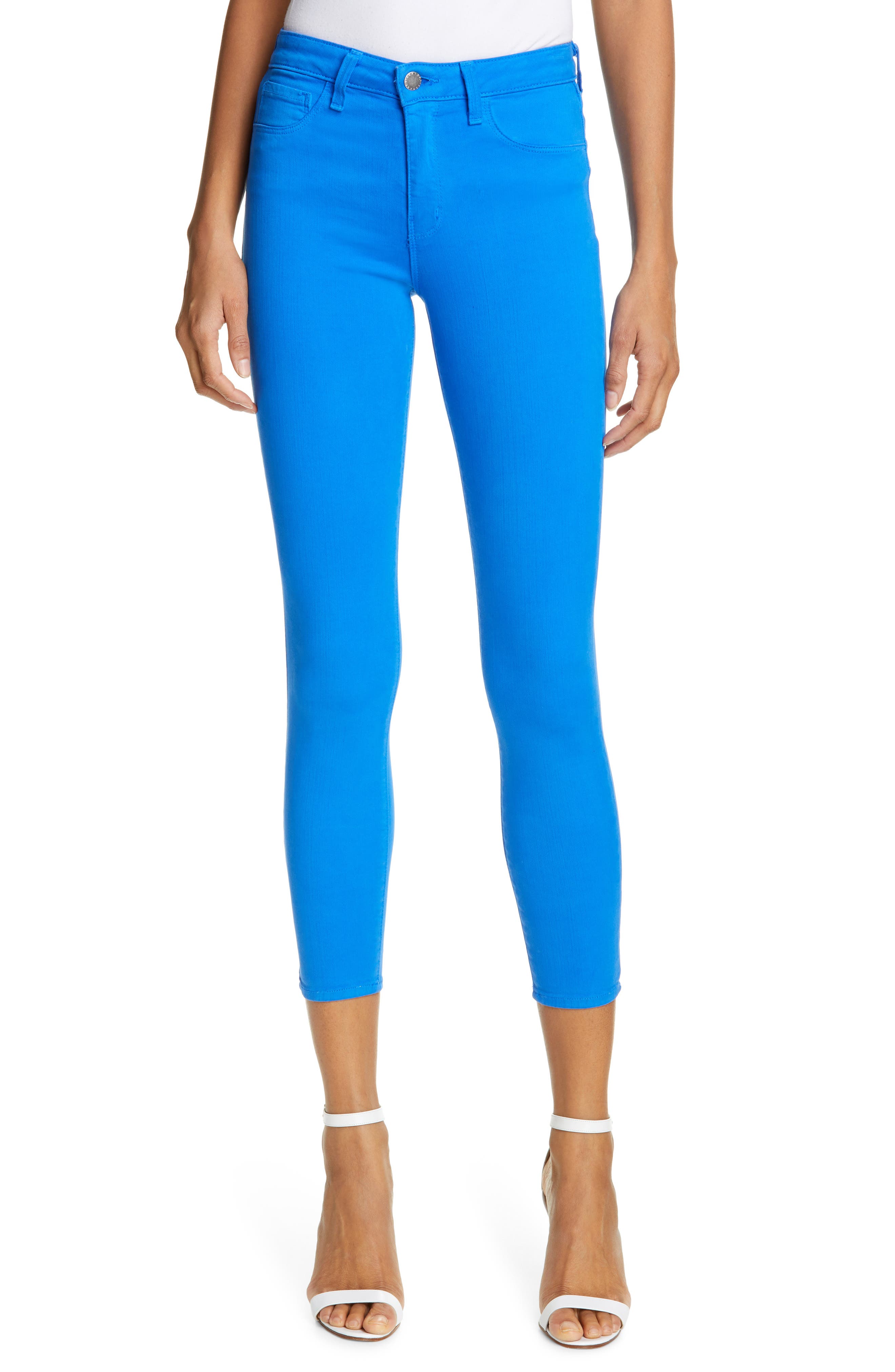 L'AGENCE High Waist Skinny Ankle Jeans Nordstrom