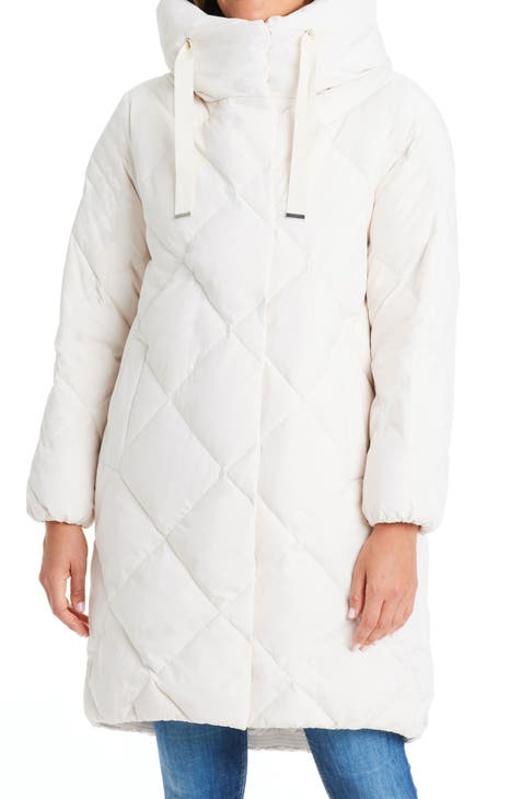 Hooded Down & Feather Fill Puffer Coat