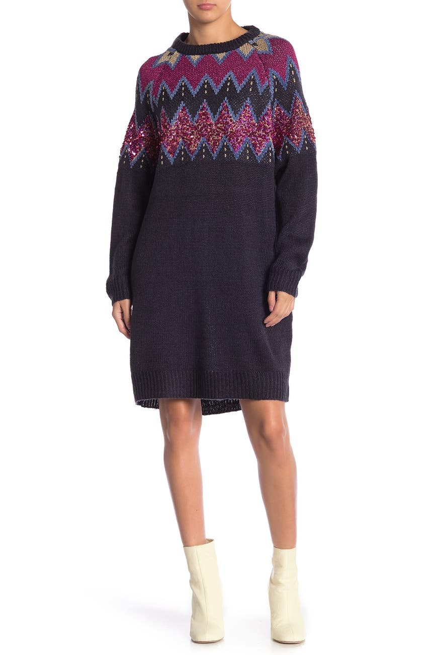 Solutions Sequin Sweater Dress Nordstrom Rack