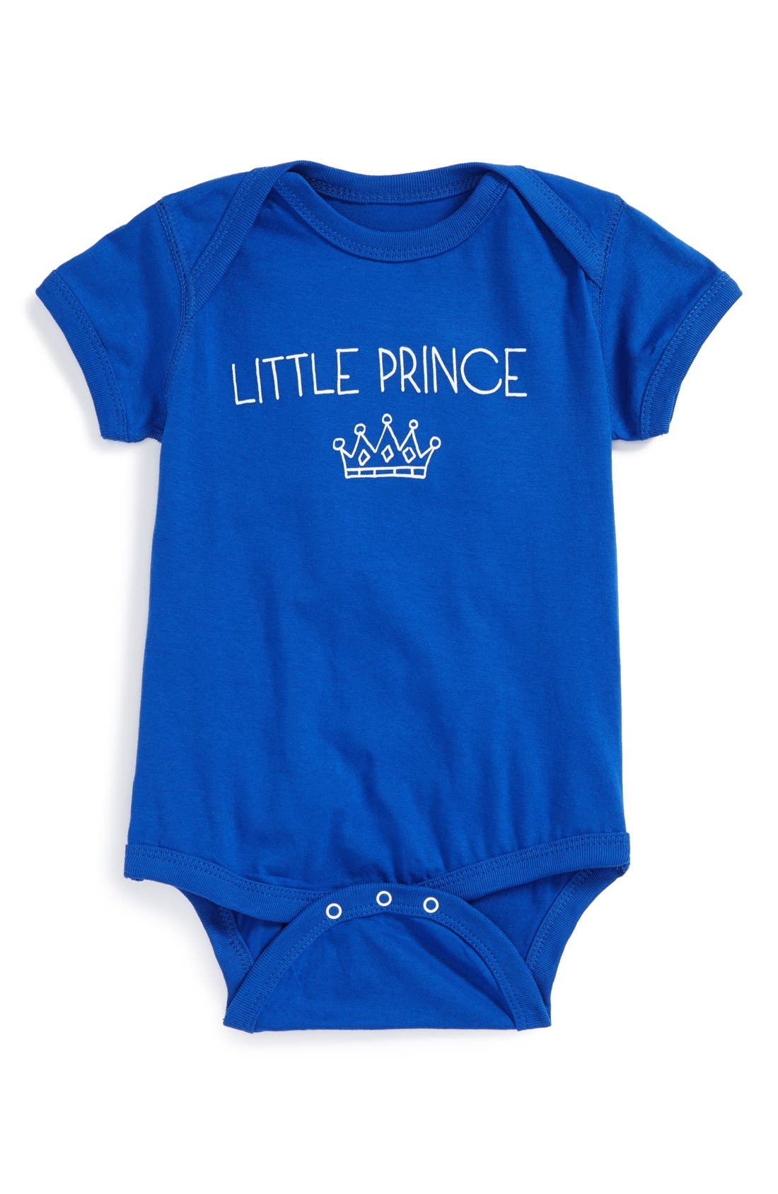 Mighty Fine 'Little Prince' Graphic Cotton Bodysuit (Baby Boys) Nordstrom