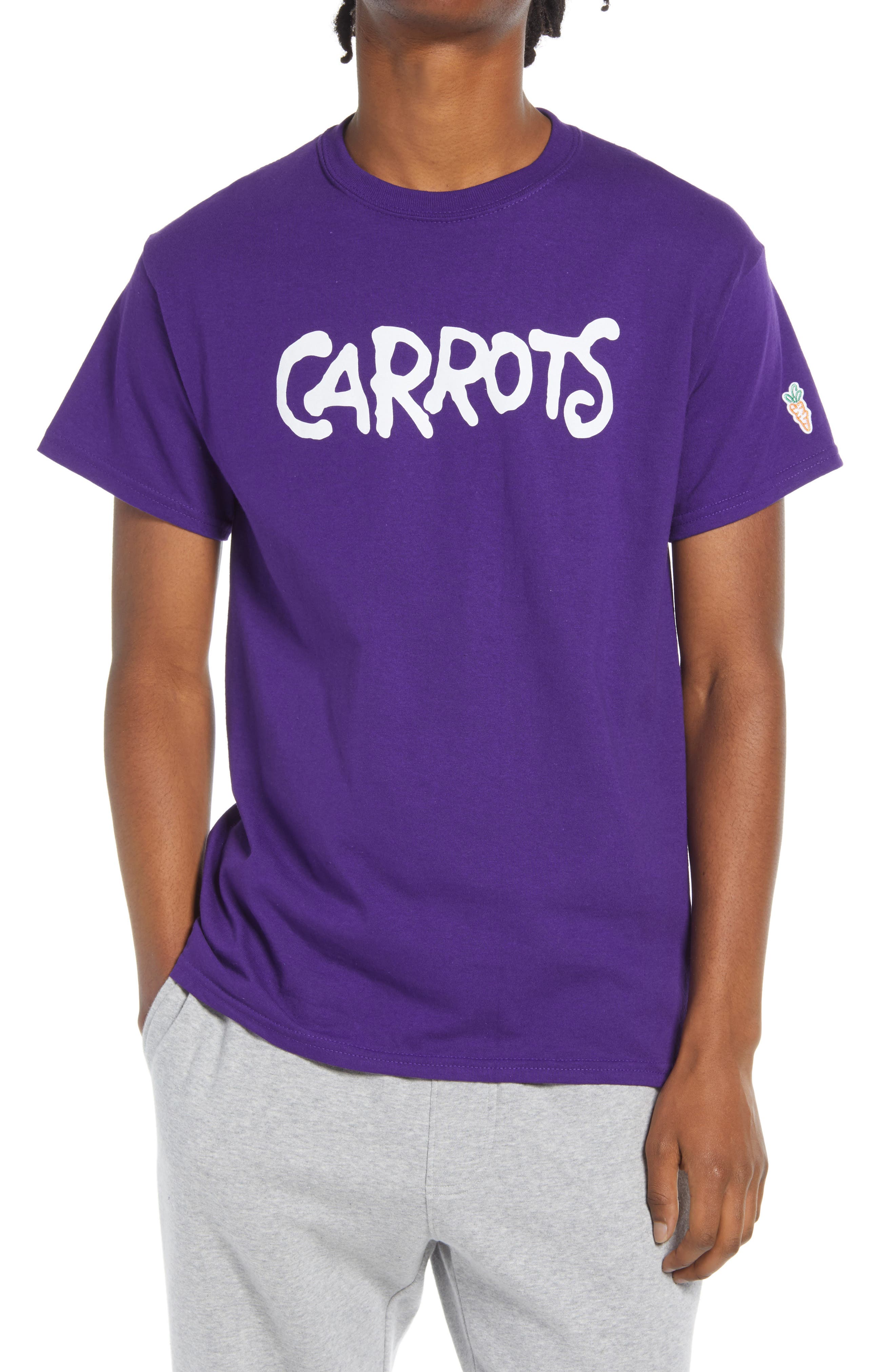 dark purple graphic tee