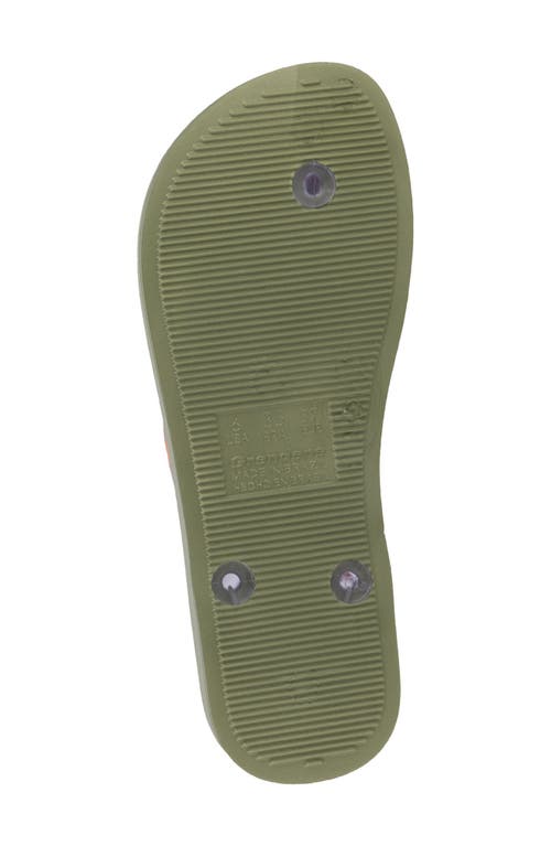 Ipanema Ana Flip Flop In Green/clear