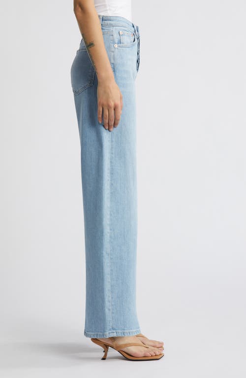 Shop Rails Getty High Waist Wide Leg Jeans In Blue Mist