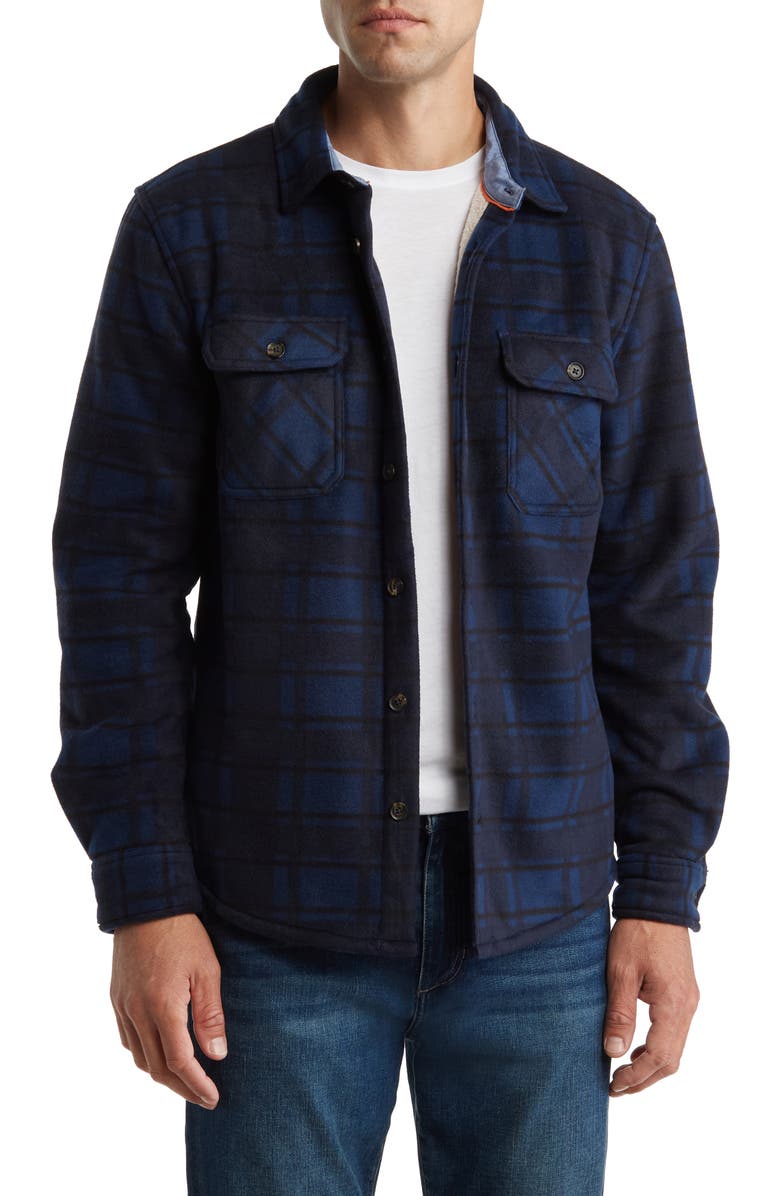 VALOR Markie Plaid Fleece Lined Flannel Jacket | Nordstromrack