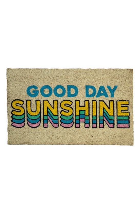 Entryways Good Day Sunshine Coir Doormat In Multi