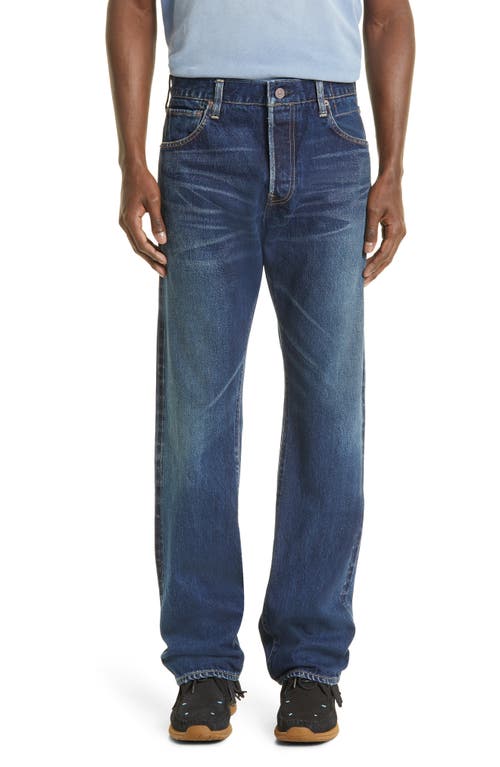 VISVIM Social Sculpture 01 Damaged Slim Jeans L32 Blue at