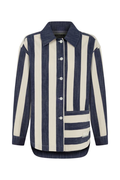 Nocturne Striped Jacket in Multi-Colored at Nordstrom, Size Medium