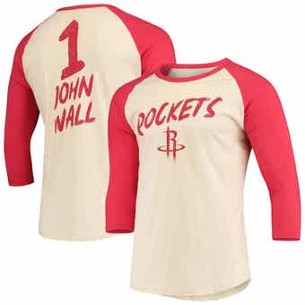 Houston Rockets Mens Red Majestic Put Back Short Sleeve T Shirt