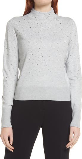 Halogen Embellished Mock Neck Sweater Nordstrom Halogen Embellished Mock Neck Sweater Nordstrom