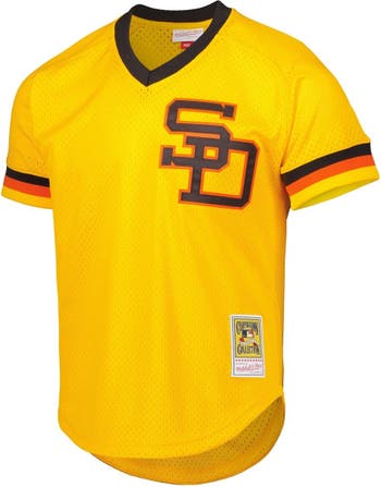 Dave Winfield San Diego Padres Mitchell & Ness Youth Cooperstown Collection  Mesh Batting Practice Jersey - Gold