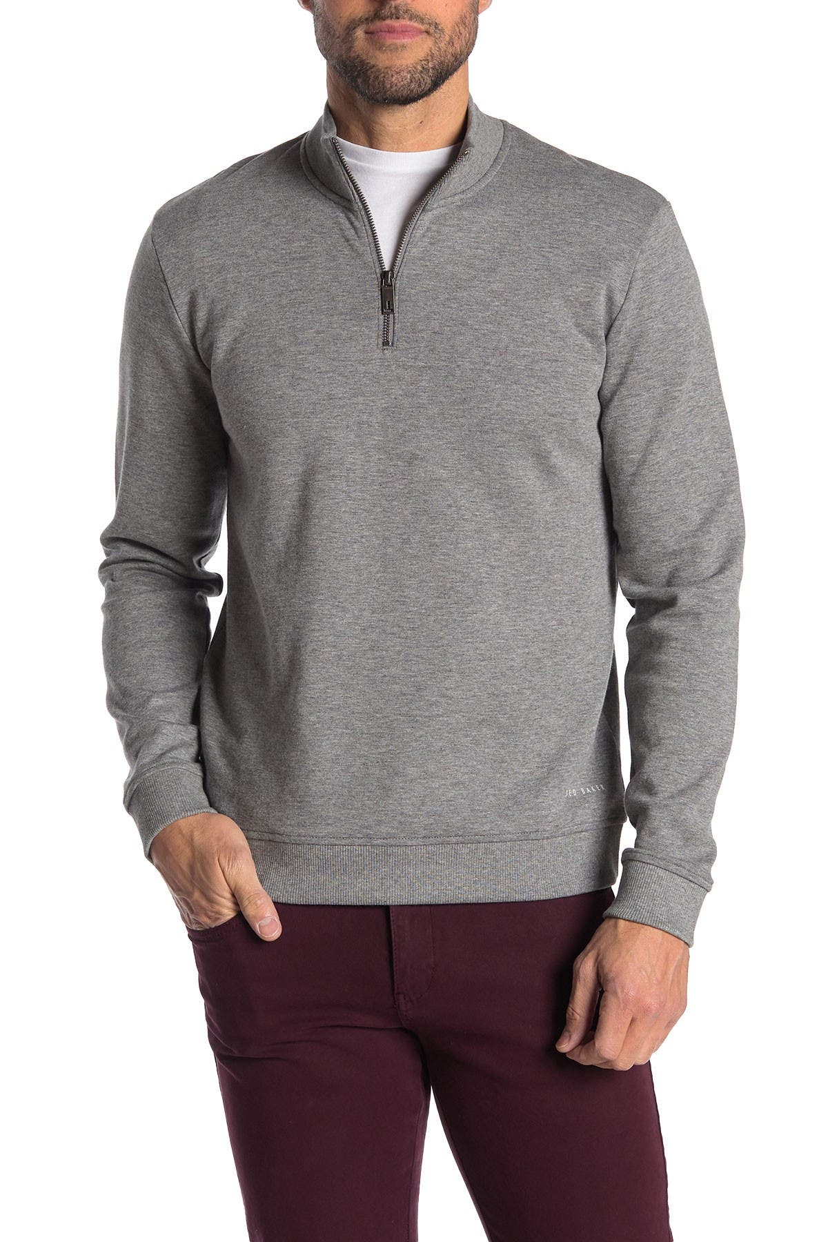 ted baker quarter zip sweater