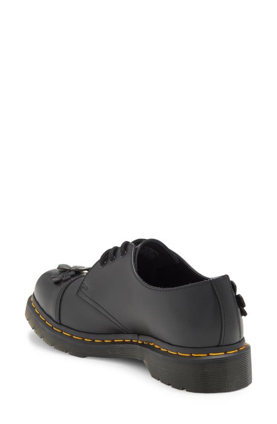 Shop Dr. Martens' Dr. Martens 1461 Floral Appliqué Derby In Black Smooth