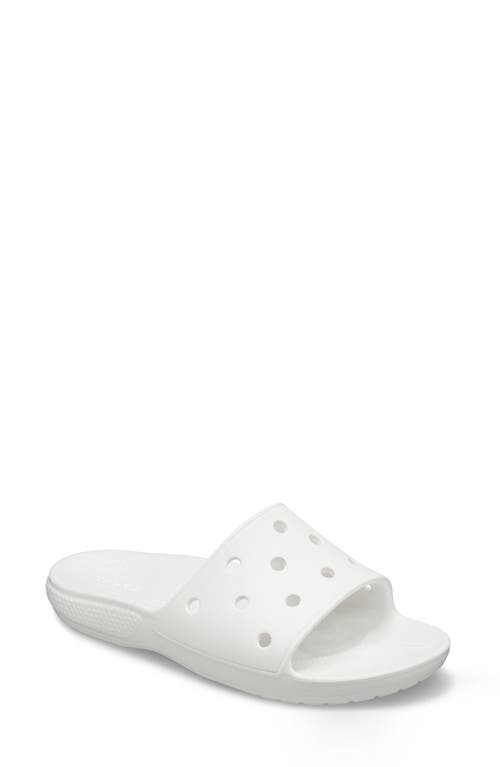 UPC 191448438514 product image for CROCS Classic Slide Sandal in White at Nordstrom, Size 12 Women's | upcitemdb.com