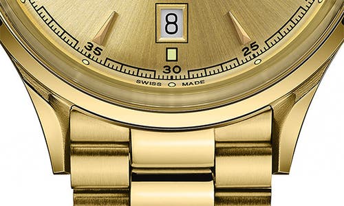 Mido Multifort Automatic Bracelet Watch, 40mm In Champagne/golden