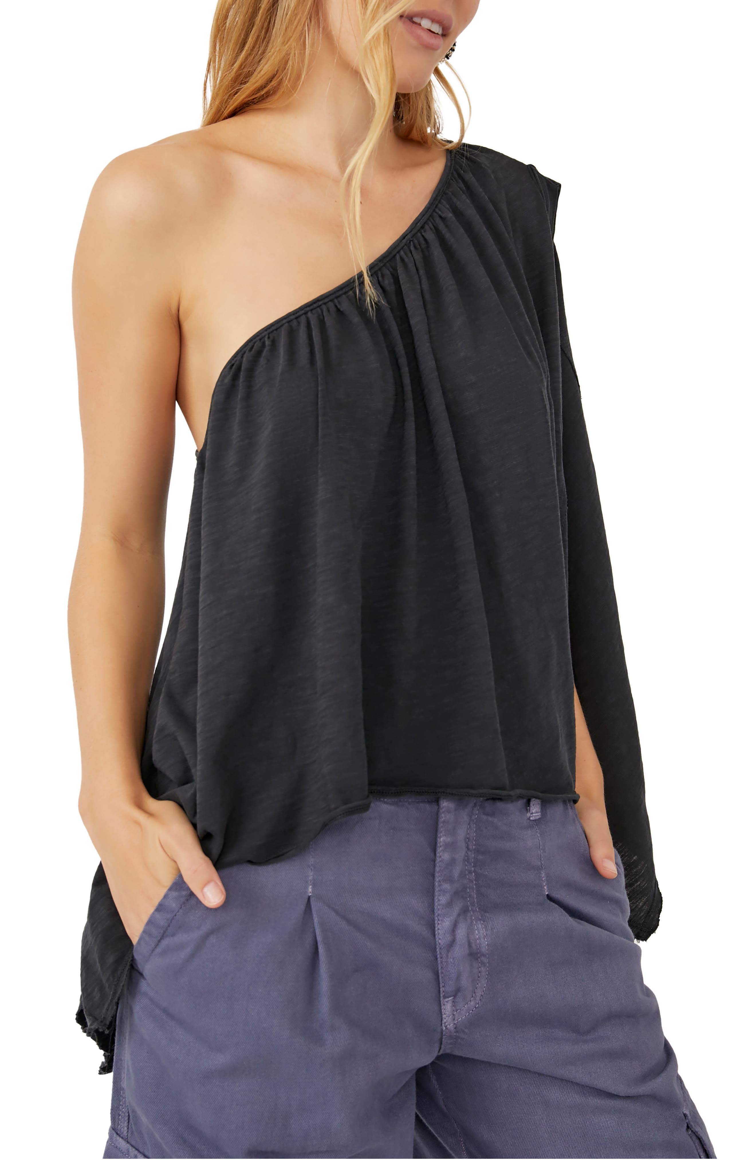 Free Spring Break One-Shoulder Top 