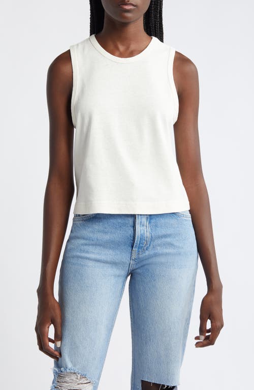 Rails Boxy Hemp & Organic Cotton Tank In Porcelain