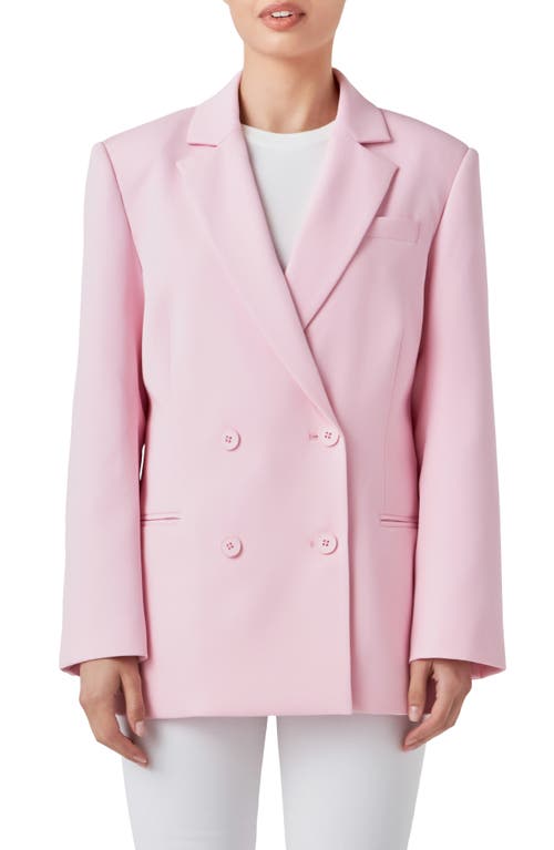 Endless Rose Double Breasted Blazer Pink at Nordstrom,