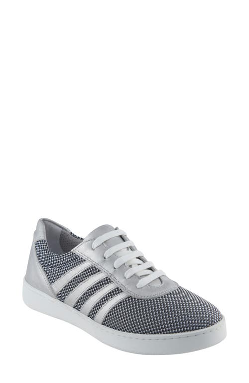 David Tate Cascade Sneaker in Silver