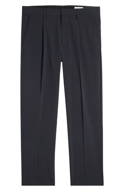 Shop Nn07 Bill 1081 Pleated Tapered Leg Pants In Black