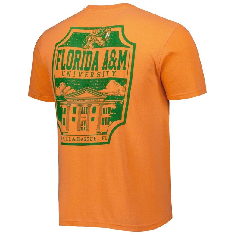 Shop Image One Orange Florida A&m Rattlers Logo Campus Icon T-shirt