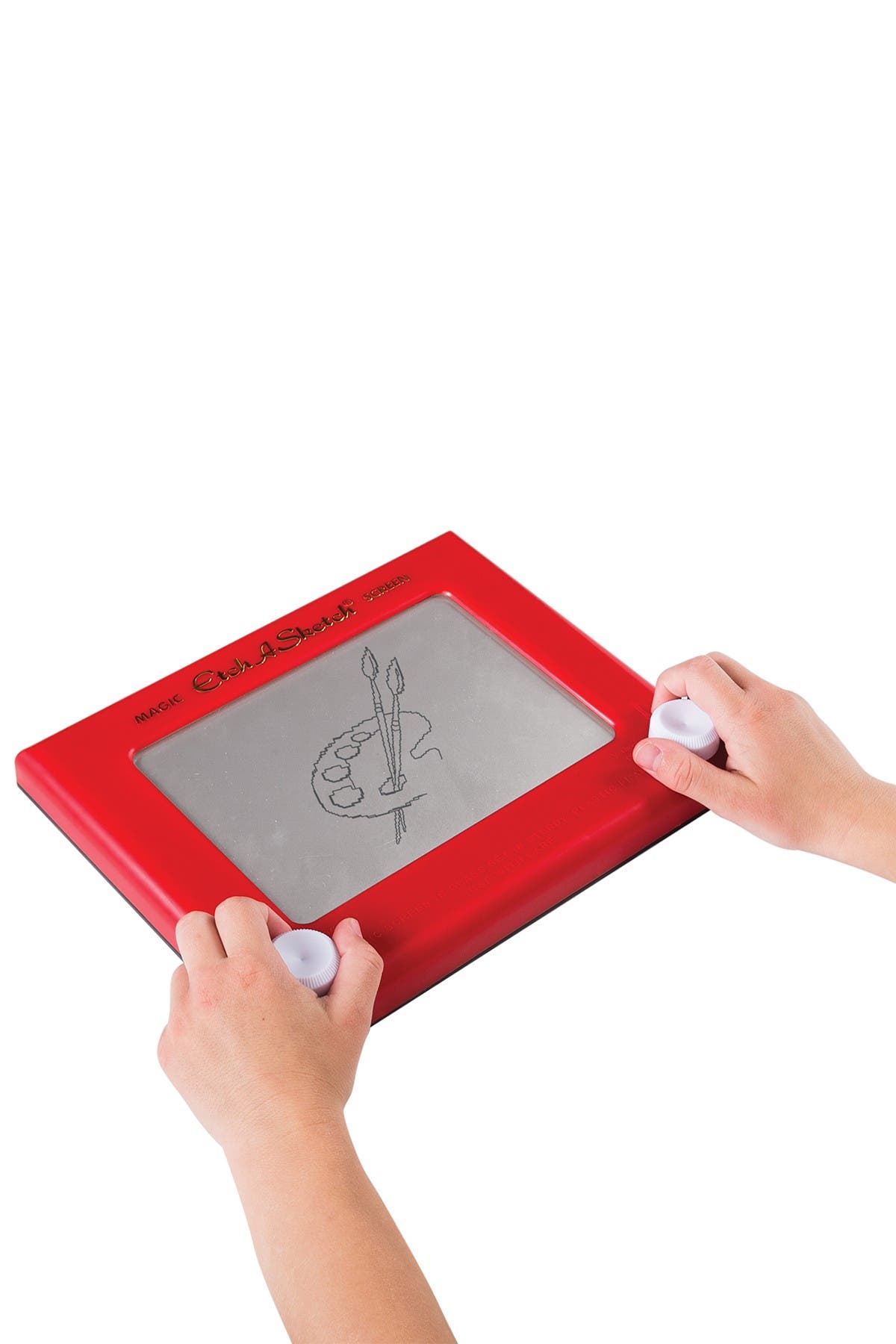 an etch a sketch