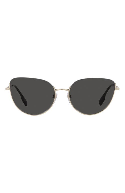 burberry Harper 58mm Cat Eye Sunglasses in Dark Grey at Nordstrom
