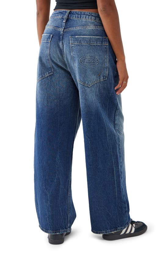 Bdg Urban Outfitters Jaya Wide Leg Jeans In Dark Vintage