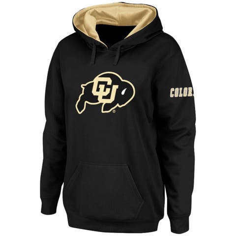 Women's Stadium Athletic Brown Wyoming Cowboys Big Logo Pullover Hoodie Size: Medium