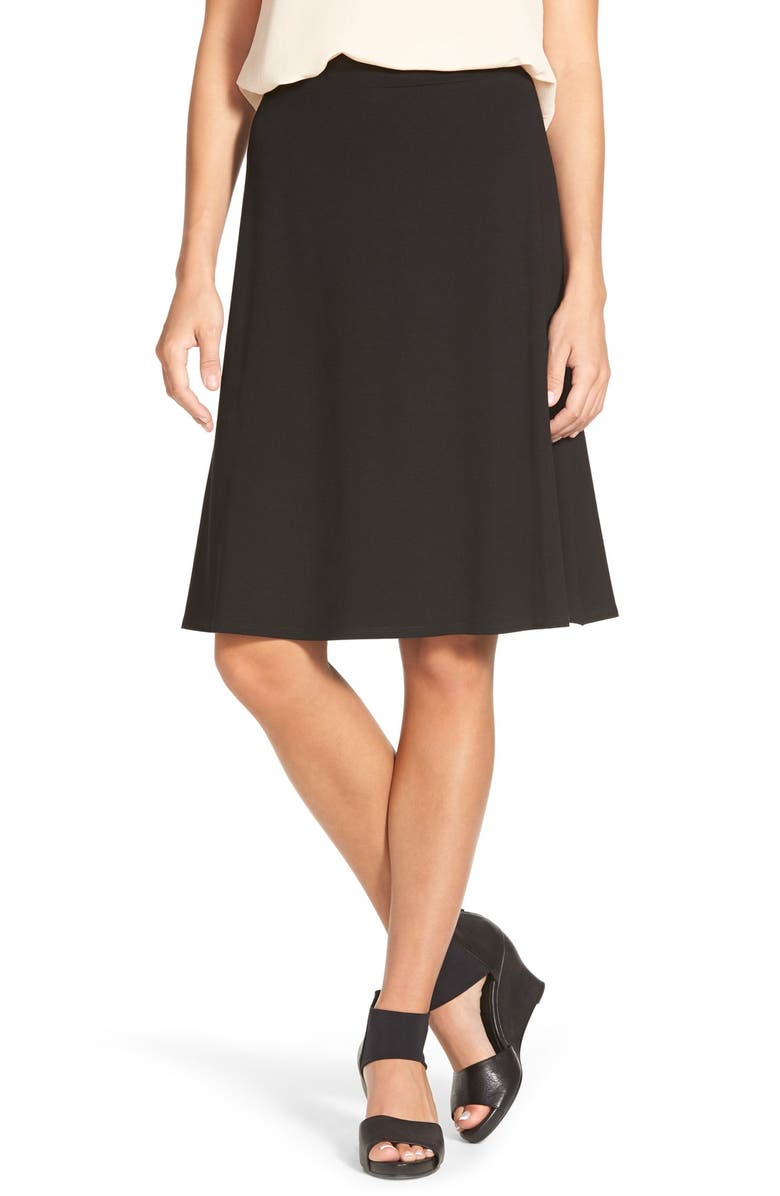 Eileen Fisher Flare Jersey Skirt (Regular & Petite) | Nordstrom