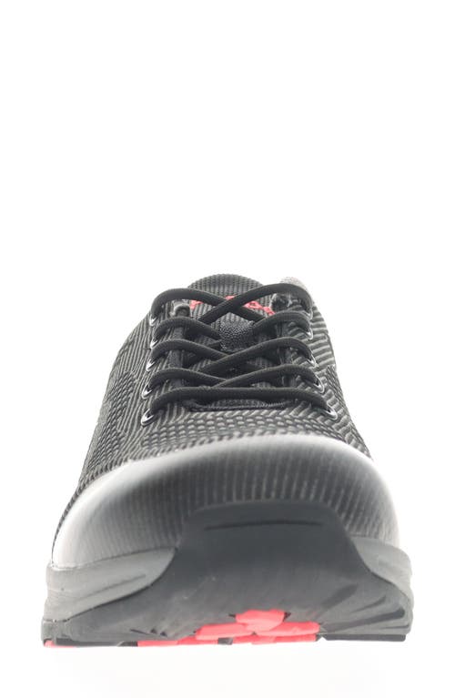 Propét Cora Water Resistant Hiking Shoe In Black/ Hot Pink