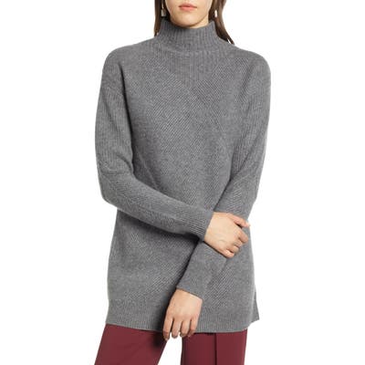 Halogen Wool & Cashmere Sweater, Grey