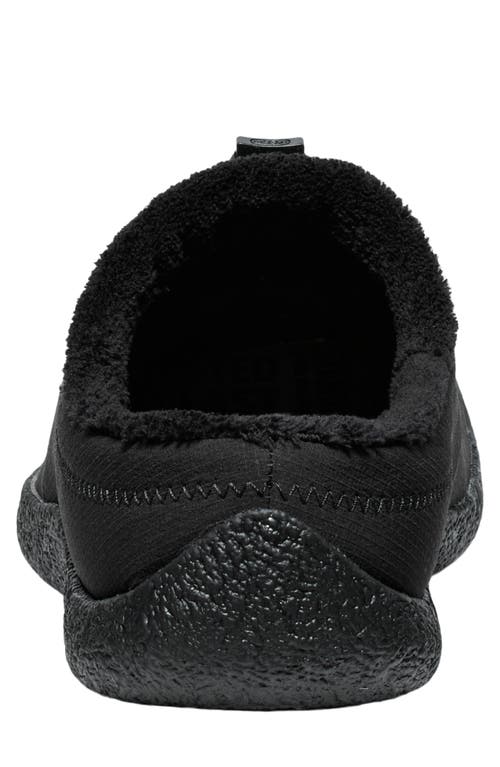 Keen Howser Iii Hybrid Slide Slipper In Black/black Recycled