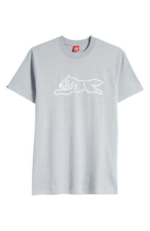 Icecream Burner Oversize Running Dog T-shirt In Quarry