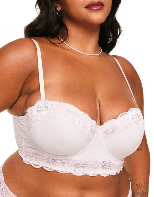 Shop Adore Me Mavis Contour Balconette Bra In Floral White
