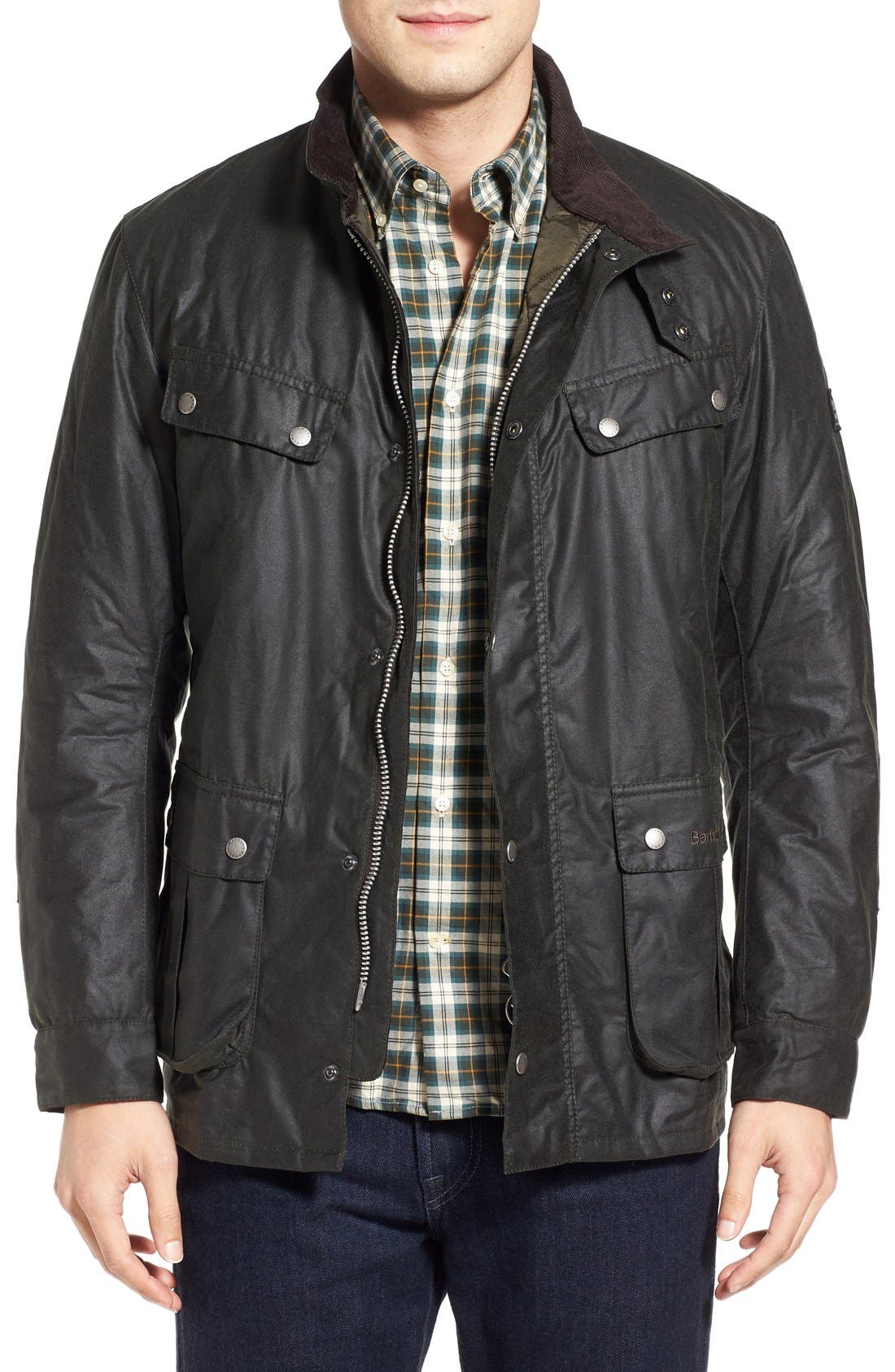 Barbour Duke Waxed Jacket Nordstrom