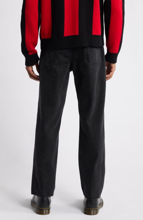Obey Bender Relaxed Jeans In Faded Black