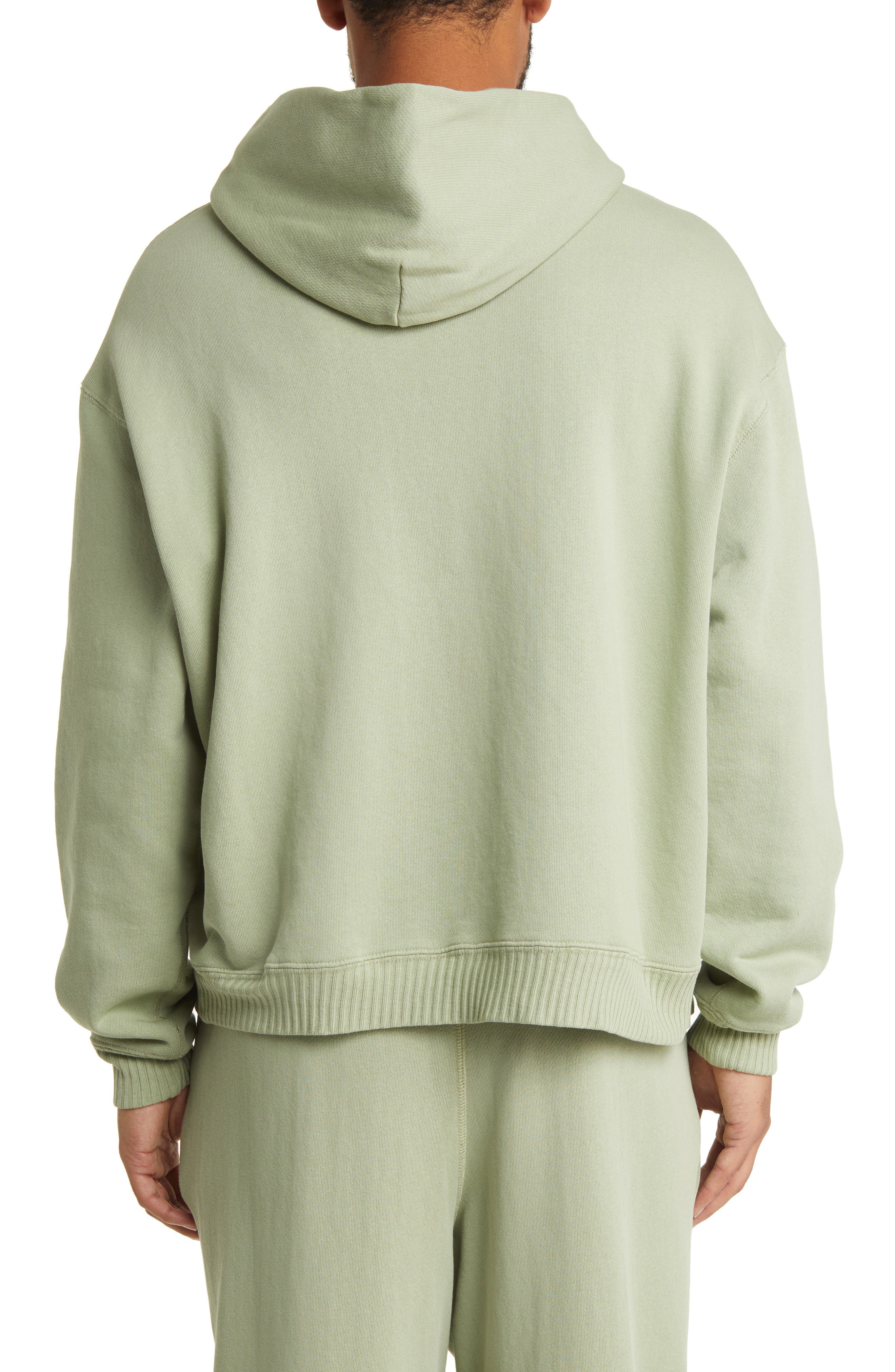 Elwood Men's Core Oversize French Terry Hoodie in Sage Smart Closet